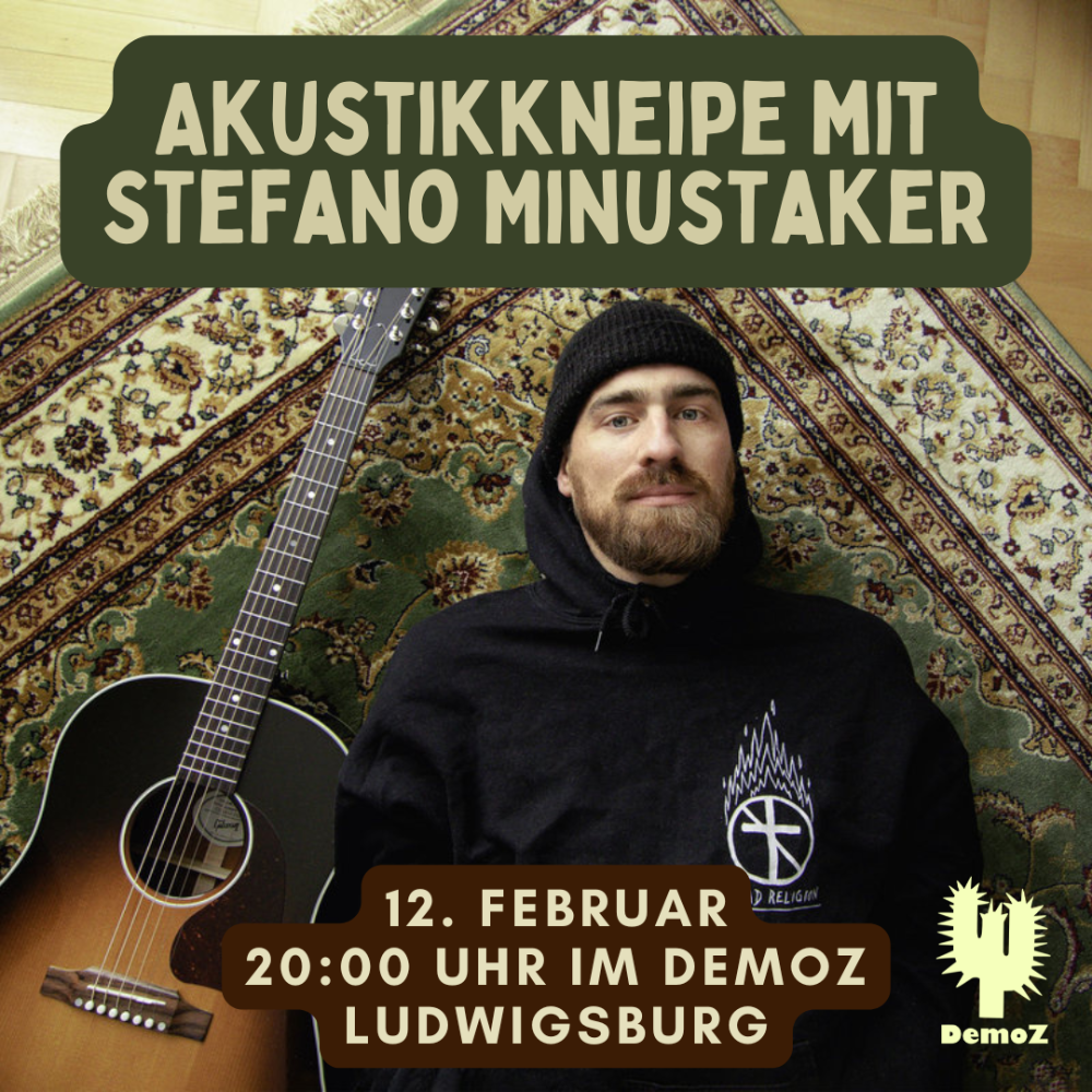 Akustikkneipe mit Stefano Minustaker – Singer Songwriter