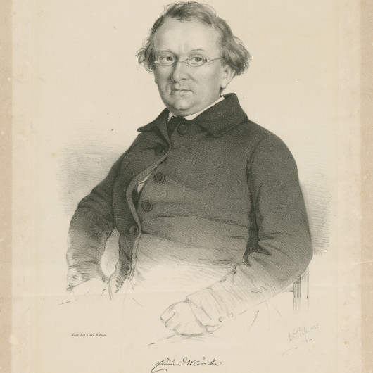 Lithographie von Eduard Mörike