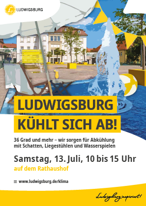 Plakat Ludwigsburg kühlt sich ab