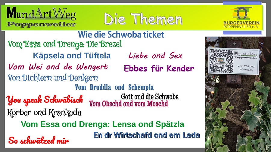 Themen auf Schwäbisch