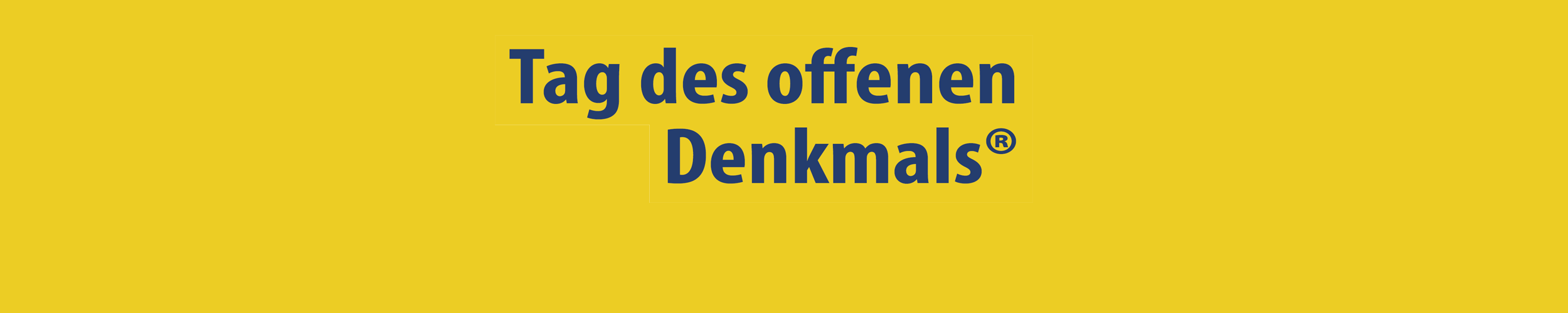 Tag es offenen Denkmals