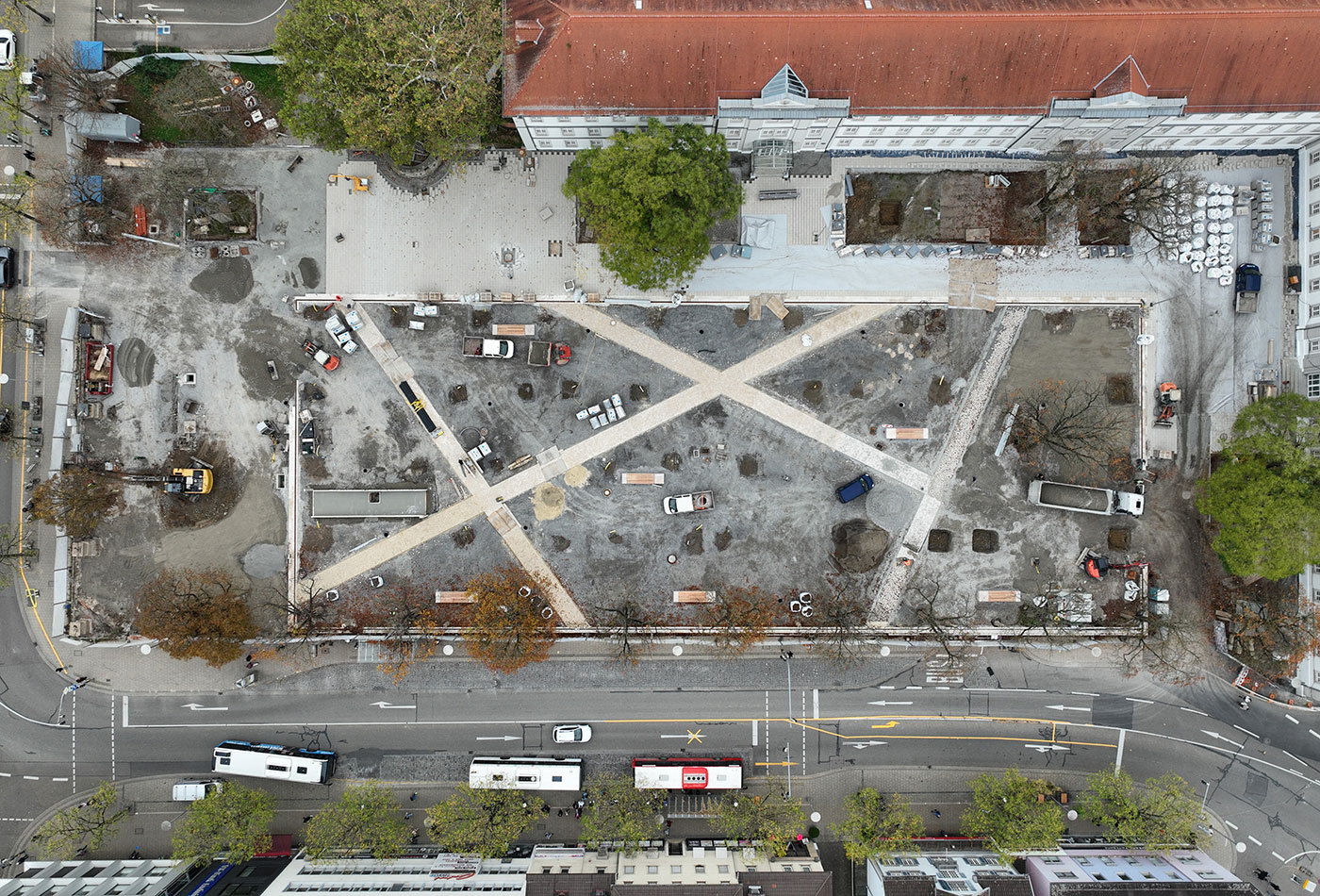 Luftaufnahme Arsenalplatz