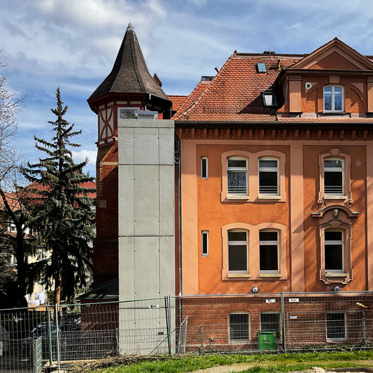 Gartenansicht Vereinsgebäude