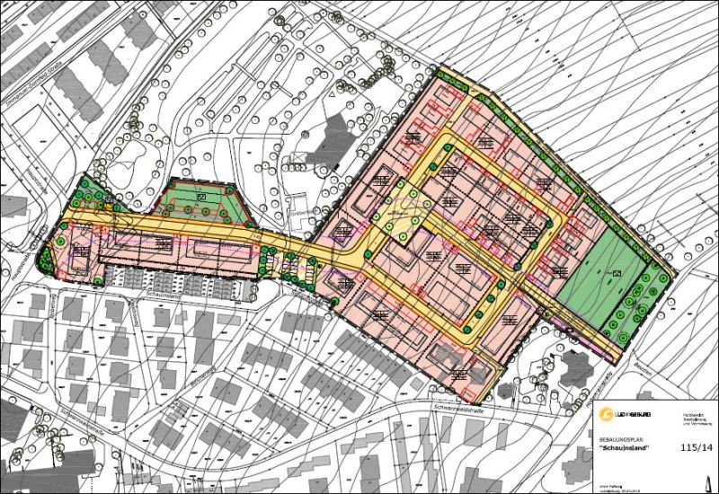 Bebauungsplan Schauinsland in Neckarweihingen