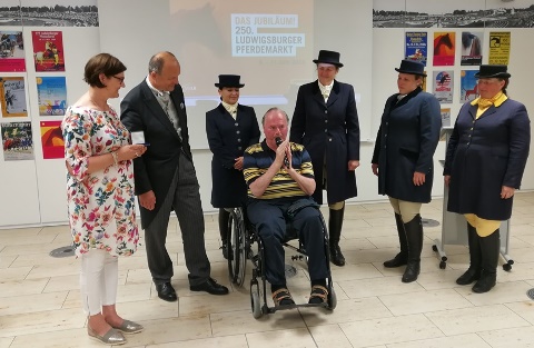 zweites Foto der Ehrenpreisverleihung zum Pferdemarkt 2018 Ludwigsburg