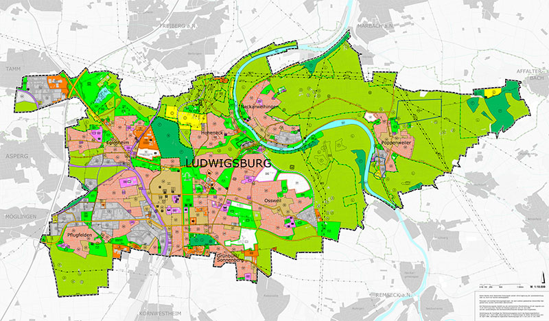 Flächennutzungsplan Stadtgebiet Ludwigsburg